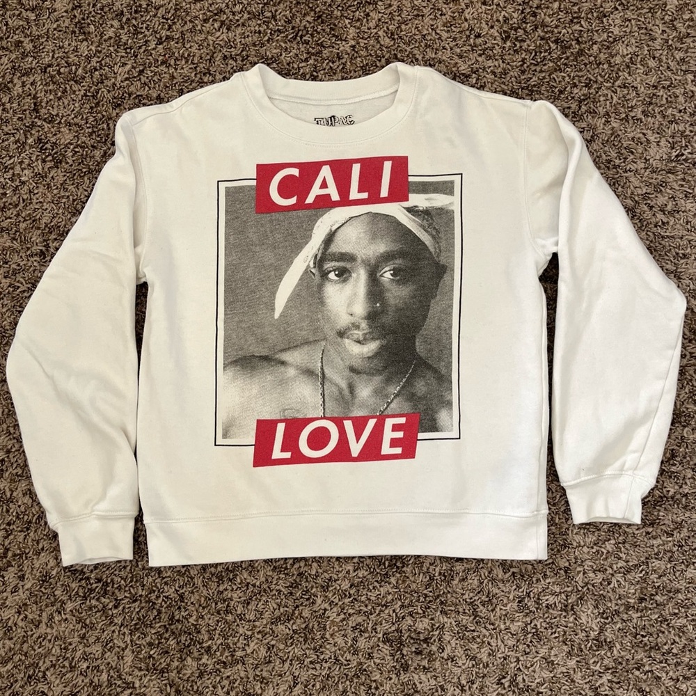 2PAC Cali Love Crew Neck Sweatshirt